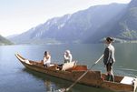 traffico di barca a Hallstatt - grazie a Oberösterreich Werbung
