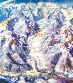Mappa sciistica dello Stubai